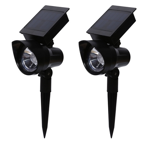 Solar LED Garden Spotlight with Sensor