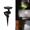 Solar LED Garden Spotlight with Sensor