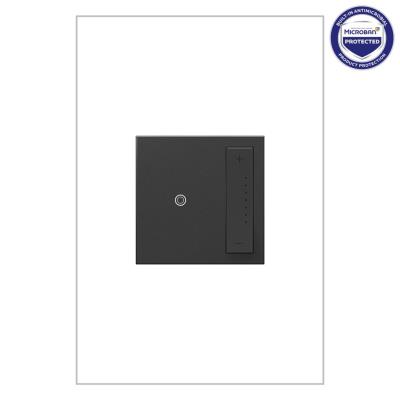 Legrand - ADTP4FBL3PG4 - adorne - 0-10V sofTap Dimmer with Microban - Graphite