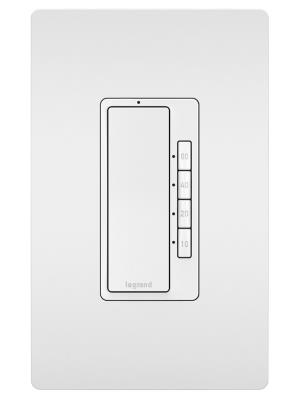 Legrand - RT2W - radiant - 4-Button Digital Timer - White