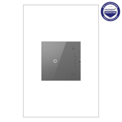 Legrand - ADTH4FBL3PM4 - adorne - 0-10V Touch Dimmer with Microban - Magnesium