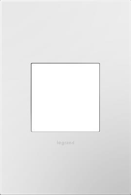 Legrand - AWM1G2MWW4 - adorne - One-Gang Screwless Wall Plate - Mirror White