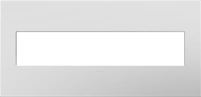Legrand - AWP5GPW1 - adorne - Five-Gang Screwless Wall Plate with Microban - Powder White