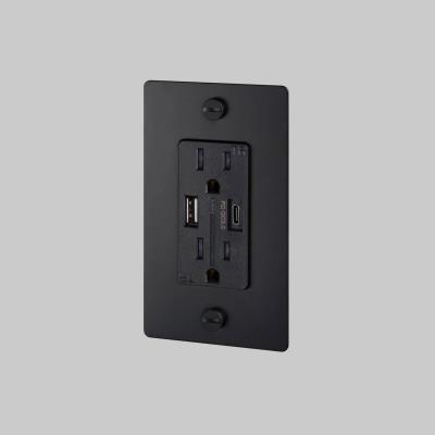 Buster + Punch - NSC-023811 - Duplex Outlet - Black