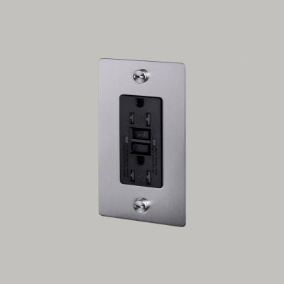 Buster + Punch - NSC-073804 - Duplex Outlet - Steel