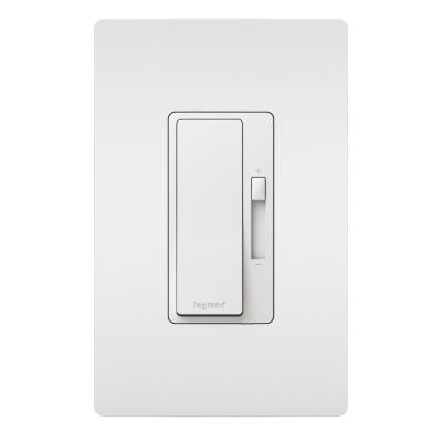 Legrand - RHL153PWPW - radiant - LED Advanced 150W Single Pole/3-Way Dimmer with Wall Plate - White
