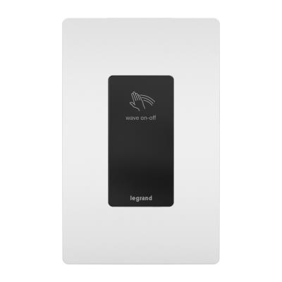 Legrand - RSWV153 - radiant - 15A Wave Switch - Black
