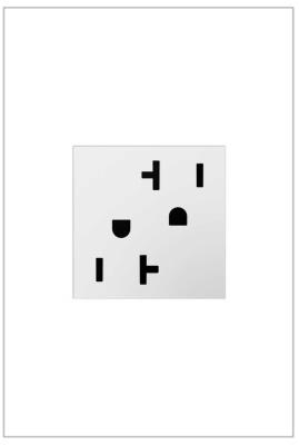 Legrand - ARTR202W4 - adorne - 20A Dual Tamper-Resistant Outlet - White