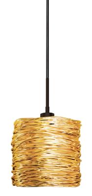 Stone Lighting + - PD537GO - Dazzle - Pendant Short Coil - Gold